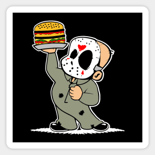 Jason's Burger Magnet